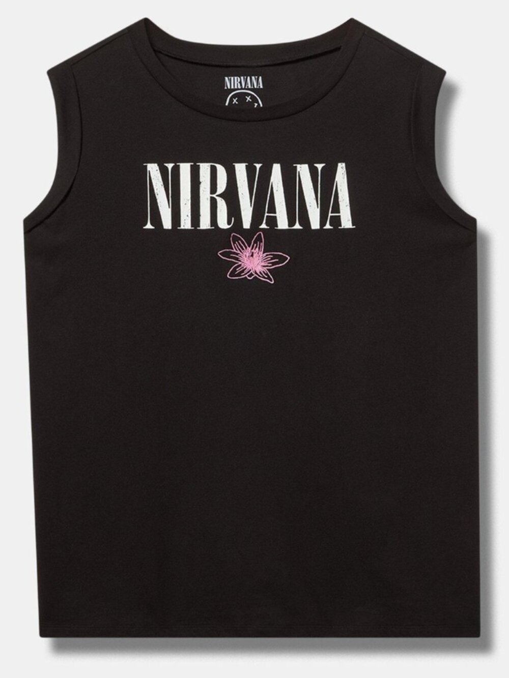 Torrid 3 3x Nirvana Sleeve Embroidered Tank Top Graphic Tee t-shirt 22 24